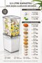Advantageous Set of 12 Labeled Strips Mega Size Food Storage Container 3.5 Liter Anthracite - 3