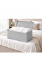 3 Pcs Anthracite Maxi Large Size Pillow, Quilt, Cushion Cover 100 Cm*50Cm*50 cm - 2