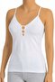 Women's Cotton Undershirt with Chest Decolletage Detail, Casual Classic Model (3163)