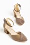 Holly Heeled Mink Skin-Suede Shoes - 2