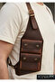 Corvex • Genuine Leather Holster • Men's Shoulder Bag • Handmade • Brown - 2