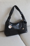 Soft Leather Look, Drawstring Strap, Casual, Stylish, Black Women's Shoulder Bag En35 Length20 - 2