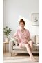 Bürümcük Knitted Short Sleeve Women's Buttoned Shorts Set - 2