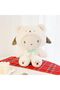 Cartoon Kawaii white bear plush toy, soft plush doll, cute soft toy, children's birthday gift (A)