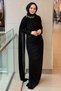 Fashion Nigth Evening Dress with Stone Detail on the Neckline and Waist - 2
