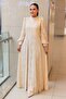 Lace Detailed Balloon Sleeve Evening Dress