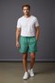 Men's Swim Shorts Patterned Quick-Drying Elastic Waist Lace-Up Summer Beach Shorts-6020 - 2
