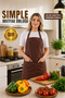 Simple kitchen apron with adjustable strap - 8