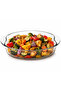 Clear Glass Casserole Premium Borosilicate Glass Dish for Baking, Serving, Mixing, Oven, Microwave & Dishwasher Safe 2 L Oval HSAP20 - 2