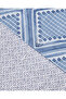 Diamond Twist Easy-Iron Double Bed Sheet Duvet Cover Set 200X220 cm Dark Blue - 7