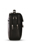 4588 100% Genuine Leather Men's Handbag Crossbody Bag Black - 4