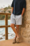 شورت رجالي قصير فضفاض باللون الرمادي من Trend Basic Jogger - 3
