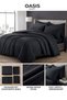 4-Piece Luxury King Size Striped Bedding Set – Duvet Cover 220×240 cm, Fitted Bedsheet 200×200+30 cm & 2 Pillow Covers 48×74+5 cm | Hotel-Style Premium Bed Linen Set - 3