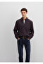 Loose Fit Brown Men's Shirt M0211751-91404 - 2