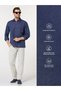 The Watercolor Wash – Mirage Blue Linen Shirt with Soft Color Flow, Comfort Fit - 4