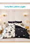 4-Pcs Printed Duvet Cover Set Queen Size 200x230cm, Brushed Microfiber Fabric (Without Filler) - 6
