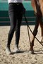 Silicone and pocket detailed women's riding trousers black - 4