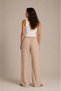 Women's Elastic Waist Square Pocket Loose Trousers - Mink - 3