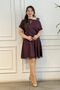 Dress with Lace Detailing on the Shoulders and Hem - 3