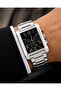 Black Dial Silver Color Men's Wrist Watch - 3