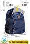 Unisex Daily School Travel Backpack Gk19 Navy Blue - 7