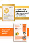 3-Layer Gold Eye Mask and Moisturizing, Firming and Brightening Apricot Extract Collagen Mask