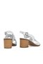 White Genuine Leather Women's Heeled Sandals - 1511020 Z2213 - 5