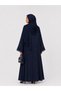 Al Zahra 3-Piece Open Abaya Set with Inner Dress & Matching Hijab - 6
