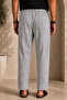 Men's Waist-Tie Linen Trousers - 3
