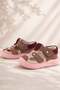 Genuine Leather Powder Pink Velcro Baby Sandals