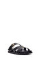 Women's Black Buckle Slippers 26Sfe480818 - 7