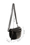 Women's Black Chain Strap Crossbody Bag 26Pbd2400Ts - 2
