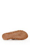 Women's Tan Leather Comfort Slippers 26Sfd410614 - 5