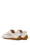 Women's Beige Lace-Up Suede Leather Sneaker 26Pfd141614 - 6