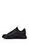 Men's Black Lace-Up Thick Soled Genuine Leather Casual Sneaker, Winter Sports Shoes 25Wfd676618 - 2