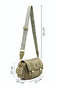 Women's Green Fabric Crossbody Bag 26Pbd24526F - 2