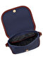 Women's Navy Blue Long Strap Crossbody Bag 26Pbd230226 - 4