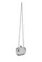 Women's Silver Long Strap Metallic Mini Portfolio Evening Dress Bag 26Pbd270132 - 7