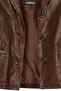 Jill Women's Brown Short Leather Jacket 26Sgd52982Z - 7