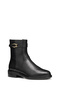 Women's Black D Walk Pleasure a - Goat Lea Zippered Leather Boots D56Tga00081C9999 - 3