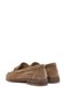 Women's Tan Buckle Detailed Suede Shoes, Leather Masculine Loafers 26Pfd150710 - 6