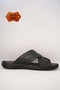 Kr.97 Anatomical Sole Inside and Outside Genuine Leather Men's Slippers - 4