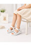Girls' Sandals Comfortable Lightweight Orthopedic Soft Sole Hook and Loop Children's Wedding Shoes - 7