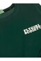Girl's 100% Cotton Green Color Star Pattern Long Sleeve Winter Tracksuit Set - 3