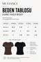 Women's Square Neck Short Sleeve Lycra Basic Bodysuit Set of 2 Black Brown - 2