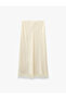 Lace Detailed Comfortable Cut Satin Skirt Pajama Bottoms - 2