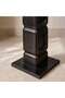 Glyph Wood Cubeish Handcarved Totem Floor Sculpture 20x20x183cm - Brown - 2
