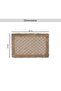 Havensoft Checkered Frame Turkish Cotton Bathmat 60x90 Cm - Blush - 5