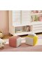 Trudo Pouf 31x31x31cm -pink - 3