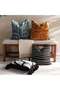 Chamberlane Textured Down Alternative Filled Cushion 50x50cm - Black - 7